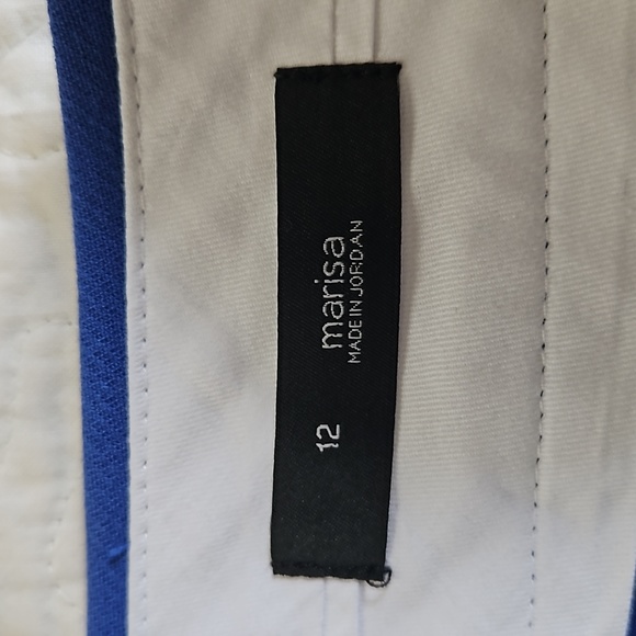 LOFT WOMENS  MARISA PANTS SIZE 12 BLUE COLOR PREOWNED CONDITION - Picture 7 of 17